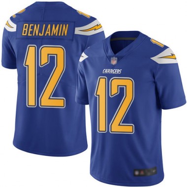Los Angeles Chargers NFL Football Travis Benjamin Electric Blue Jersey Youth Limited #12 Rush Vapor Untouchable->los angeles chargers->NFL Jersey